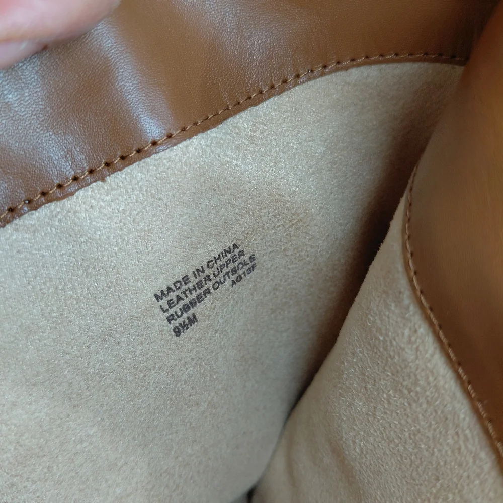 Michael Kors Women Size 9.5M Tan Leather Boots